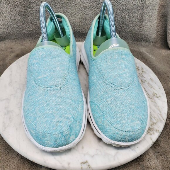 Skechers Shoes Womens 7.5 Go Walk Mint Green Slip-On Sneakers - Picture 5 of 8